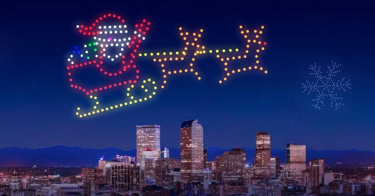 El Drone Show Denver Regresa: Espectáculo Expandido para las Festividades de Invierno