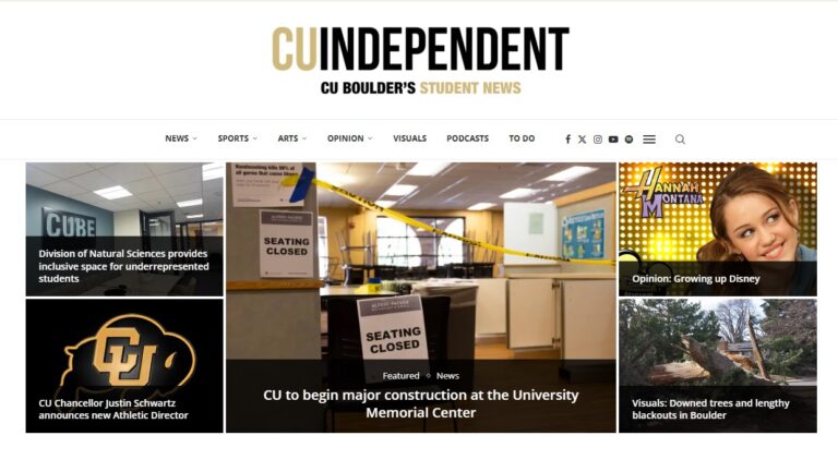 Sitio falso generado con IA suplanta a medio estudiantil de CU Boulder y genera confusión entre lectores