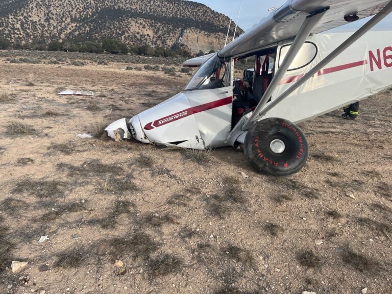 Piloto sobrevive a accidente aéreo en Eagle County