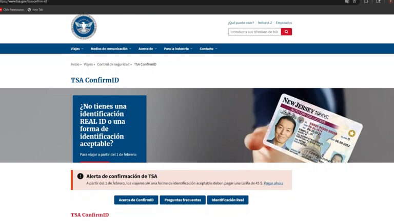 ¿Viajas pronto? La TSA cobrará $45 si no tienes REAL ID