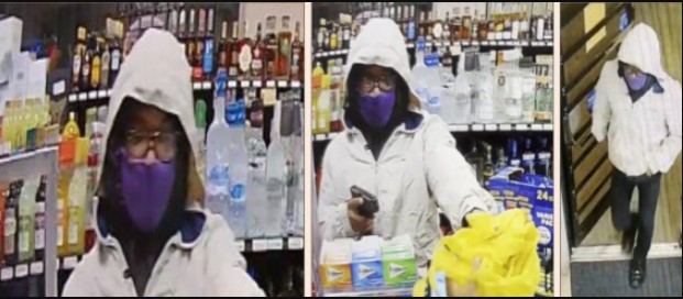 Policía busca a sospechoso captado con arma en tienda de Park Hill