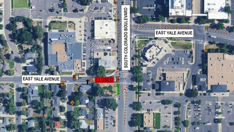 Yale Avenue cerrará un mes en Denver por trabajos subterráneos de Denver Water