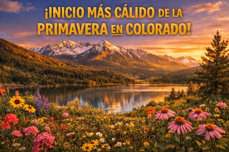 Inicio de primavera más cálido en Denver y en Colorado