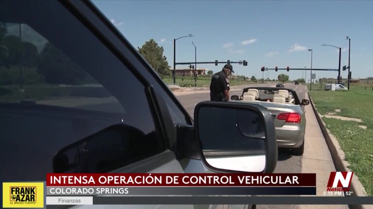 Operativo Estricto De Seguridad Vial En Colorado Springs