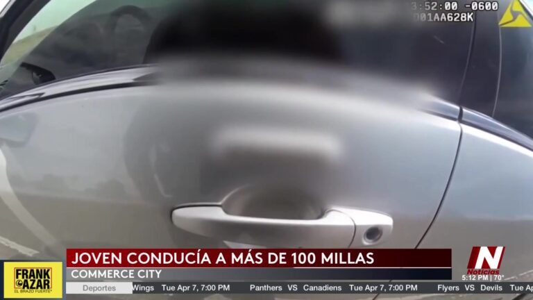 Conductor Adolescente Detenido Por Exceso De Velocidad