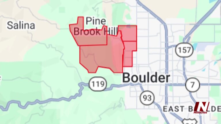 Incendio Boulder: Incendio Forestal En Boulder: Advertencia De Evacuación
