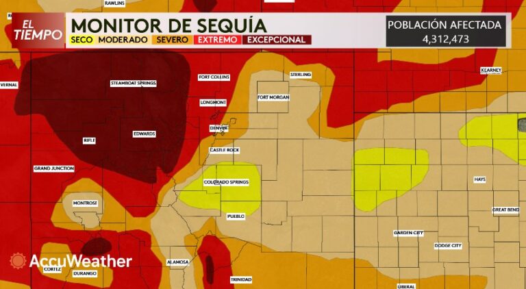 Sequía en Colorado se intensifica y continúan encendiéndose las alertas