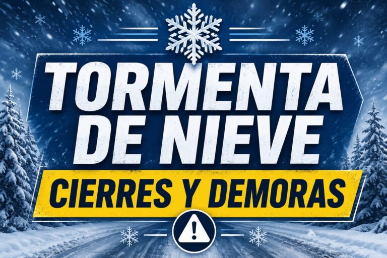 Tormenta provoca cierres y retrasos en escuelas, oficinas y servicios de Colorado